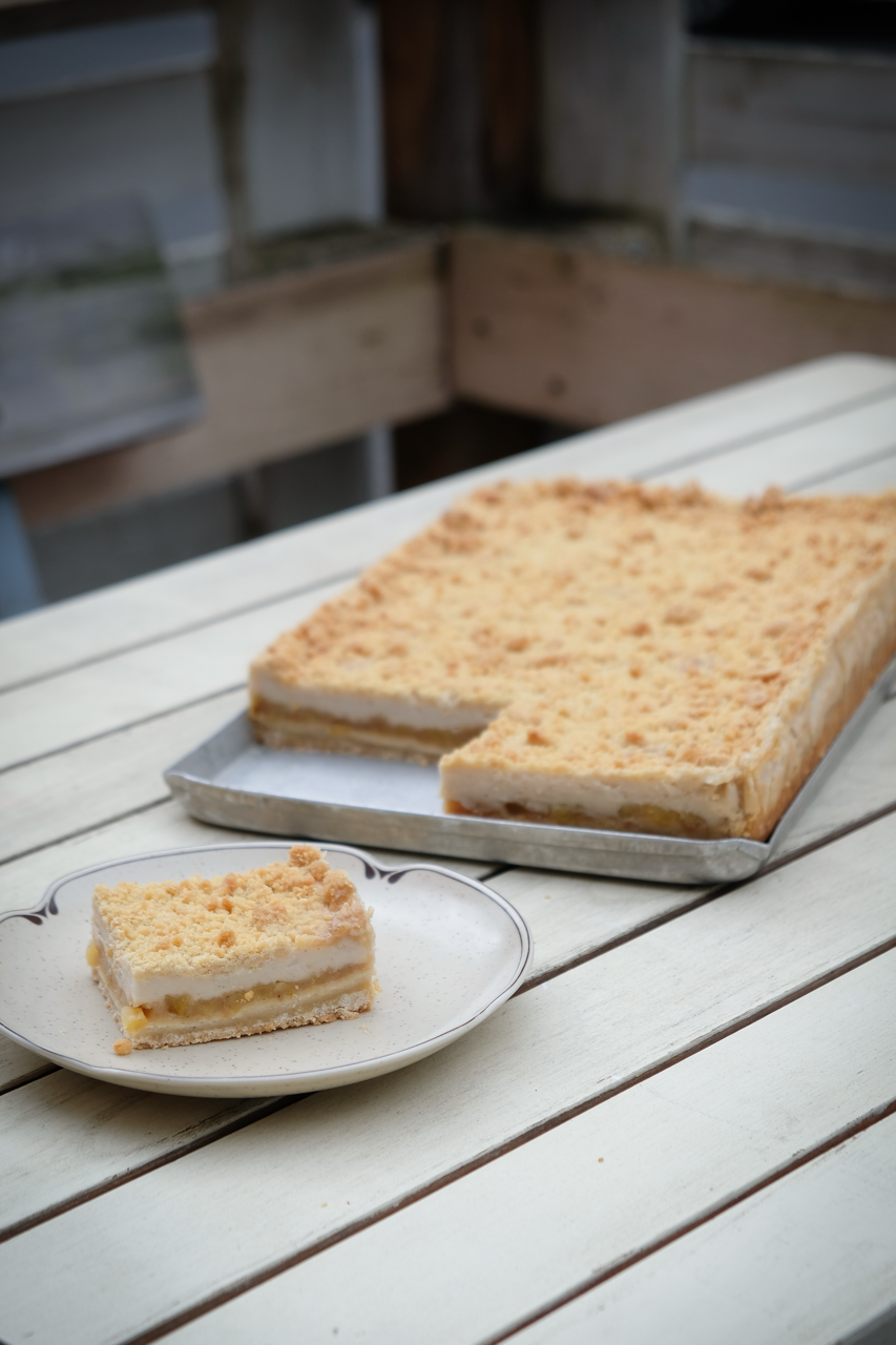 Apfel Keese Streusel