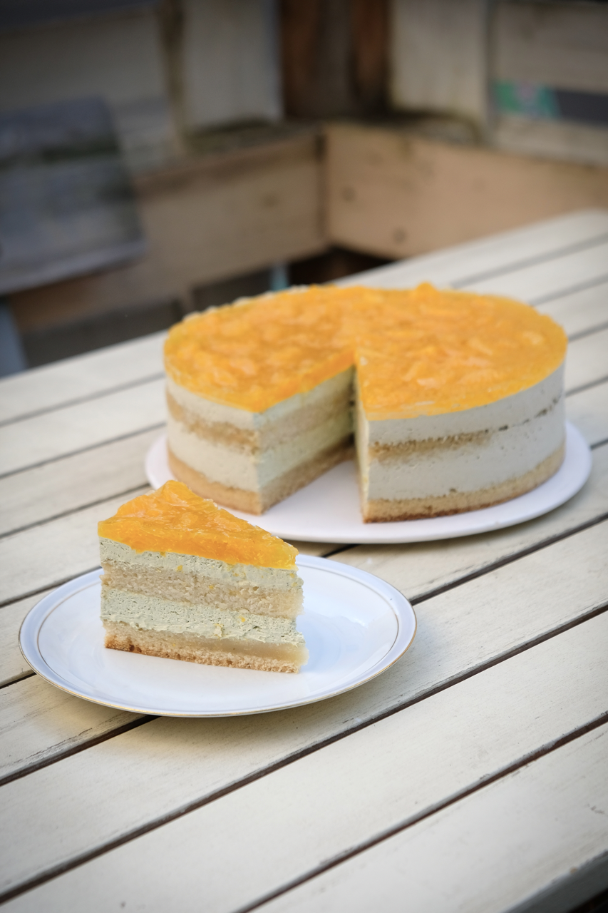Matcha Yuzu Torte
