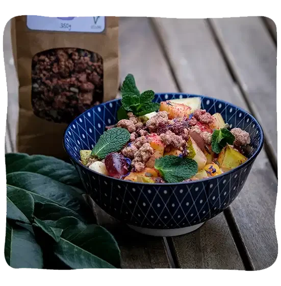 Vegane Crumble Bowl